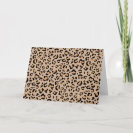 Leopardendrucke, Leoparden, Braunleopard Karte