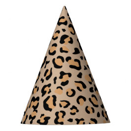 Leopardendrucke, Leoparden, Braunleopard Partyhütchen