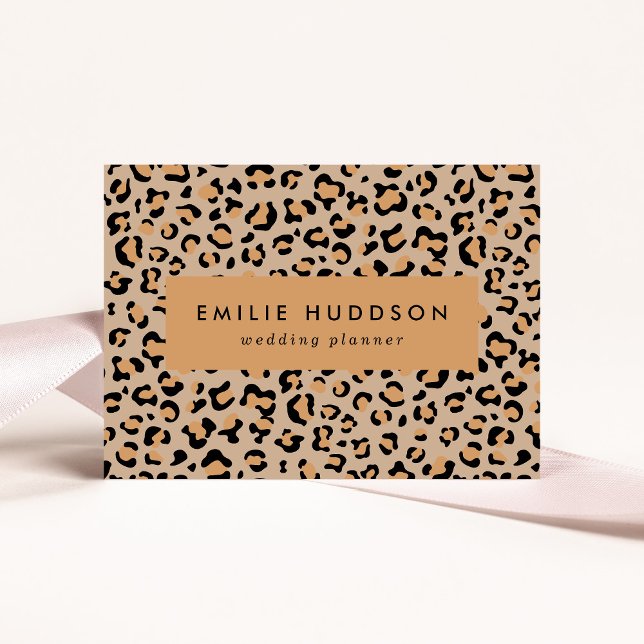 Leopardendrucke, Leoparden, Braunleopard Visitenkarte (Von Creator hochgeladen)