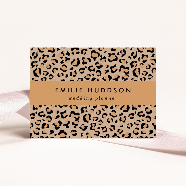 Leopardendrucke, Leoparden, Braunleopard Visitenkarte (Von Creator hochgeladen)