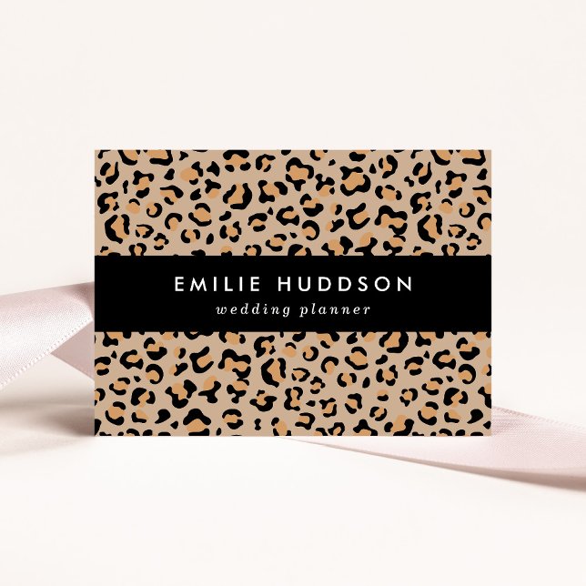 Leopardendrucke, Leoparden, Braunleopard Visitenkarte (Von Creator hochgeladen)