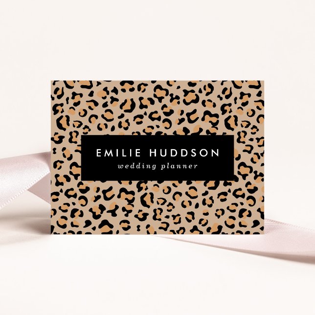 Leopardendrucke, Leoparden, Braunleopard Visitenkarte (Von Creator hochgeladen)