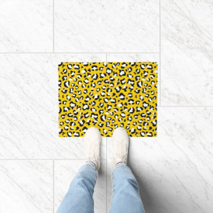 Leopardendrucke, Leoparden, Gelbleopard Fußmatte