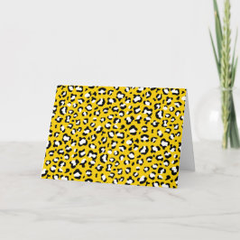 Leopardendrucke, Leoparden, Gelbleopard Karte