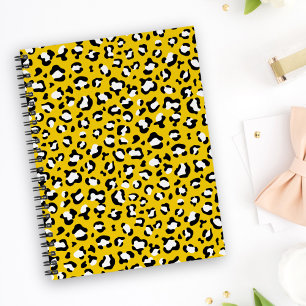 Leopardendrucke, Leoparden, Gelbleopard Notizbuch
