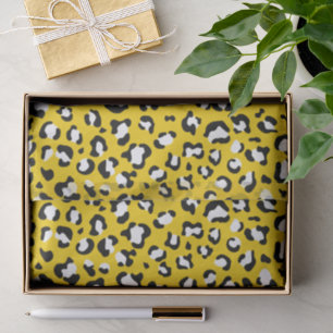 Leopardendrucke, Leoparden, Gelbleopard Seidenpapier