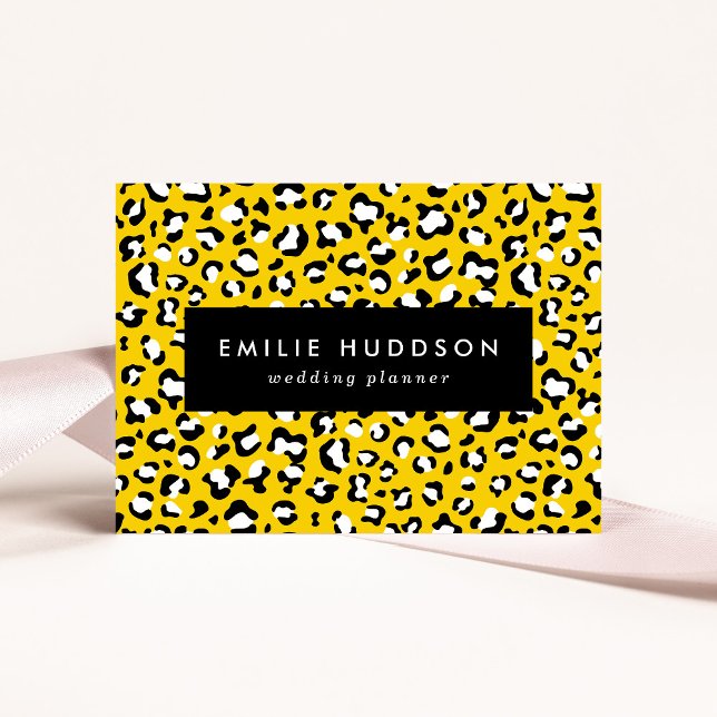 Leopardendrucke, Leoparden, Gelbleopard Visitenkarte (Von Creator hochgeladen)