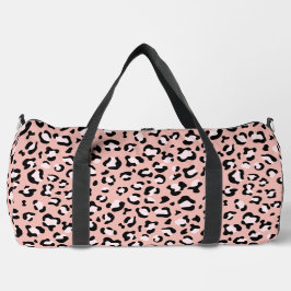 Leopardendrucke, Leoparden, rosa Leoparden Duffle Bag
