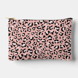 Leopardendrucke, Leoparden, rosa Leoparden Zubehörtasche