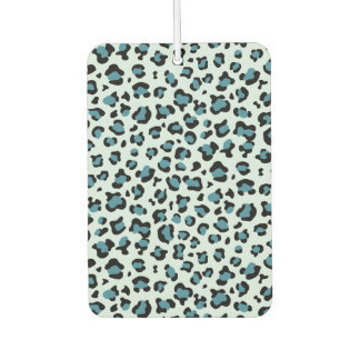 Leopardendrucke, Leoparden-Spots, Blauer Leopard Autolufterfrischer