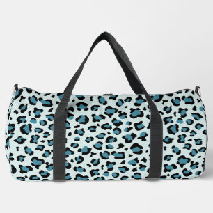 Leopardendrucke, Leoparden-Spots, Blauer Leopard Duffle Bag