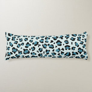 Leopardendrucke, Leoparden-Spots, Blauer Leopard Seitenschläferkissen