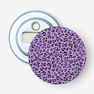 Leopardendrucke, Leoparden-Spots, Lila Leopard Flaschenöffner