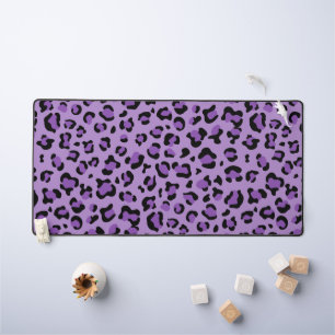 Leopardendrucke, Leoparden-Spots, Lila Leopard Schreibtischunterlage