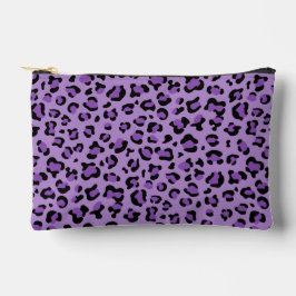 Leopardendrucke, Leoparden-Spots, Lila Leopard Zubehörtasche