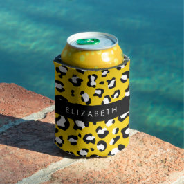 Leopardendrucke, Spots, Gelber Leopard, Ihr Name Dosenkühler