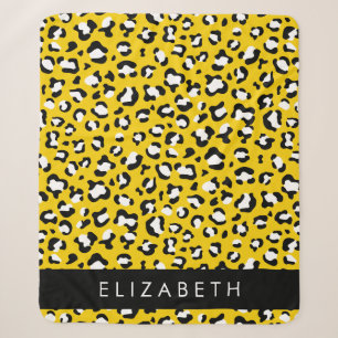Leopardendrucke, Spots, Gelber Leopard, Ihr Name Sherpadecke