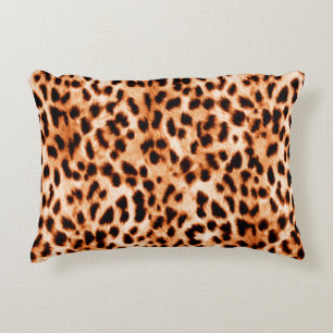 Leopardendrucktextur Dekokissen