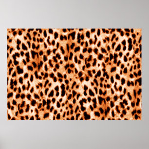 Leopardendrucktextur Poster