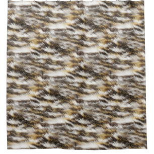 Leopardenduschvorhang Badezimmer Duschvorhang