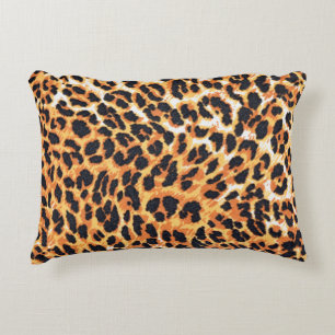 Leopardenfell als Hintergrundleopard,muster,druck, Dekokissen