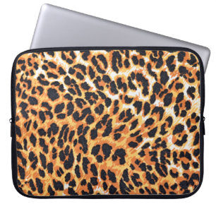 Leopardenfell als Hintergrundleopard,muster,druck, Laptopschutzhülle