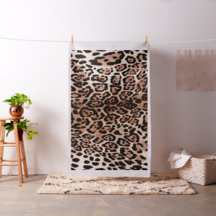 Leopardenflecken-Tierdruckmuster Stoff