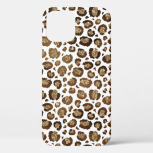 Leopardenflecken Wilde Tiere Golden Glitter Safari Case-Mate iPhone Hülle