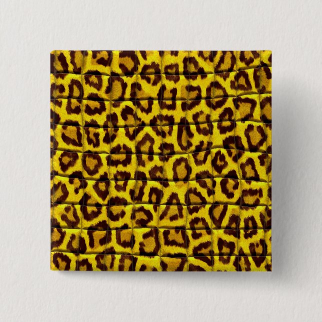 Leopardenhaut Button (Vorderseite)
