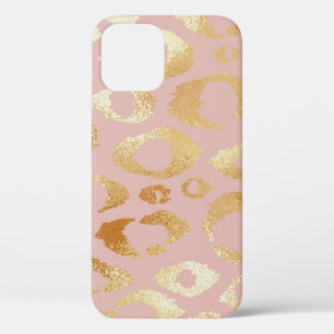 Leopardenhaut, goldene Rose Case-Mate iPhone Hülle