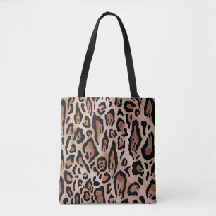 Leopardenhaut: nahtloses Muster. Tasche
