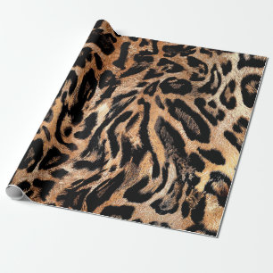 Leopardenhaut-Textur Geschenkpapier
