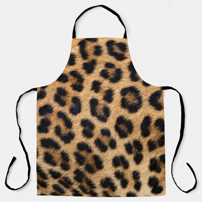 Leopardenhaut-Textur Schürze (Vorderseite)