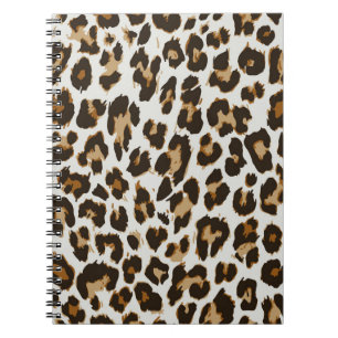 Leopardenhaut: Vintage Nahtlose Textur Notizblock