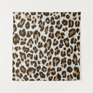 Leopardenhaut: Vintage Nahtlose Textur Wandteppich