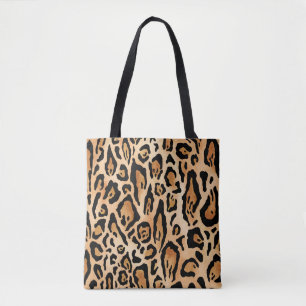 Leopardenhaut: Zeitloses, nahtloses Muster Tasche