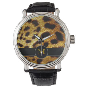 Leopardenhaut zum Hinzufügen Armbanduhr