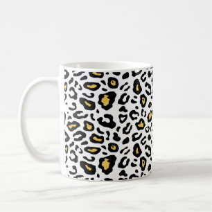 Leopardenhautnahtloses Muster Kaffeetasse