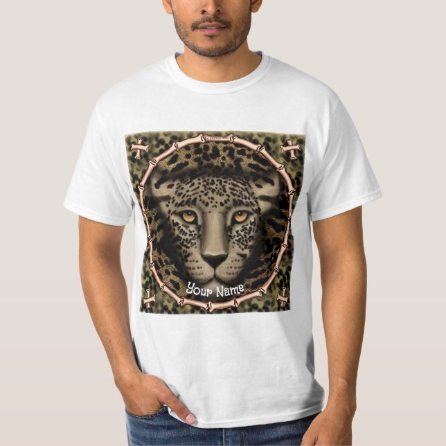 Leopardenknochen  T-Shirt (Vorderseite)