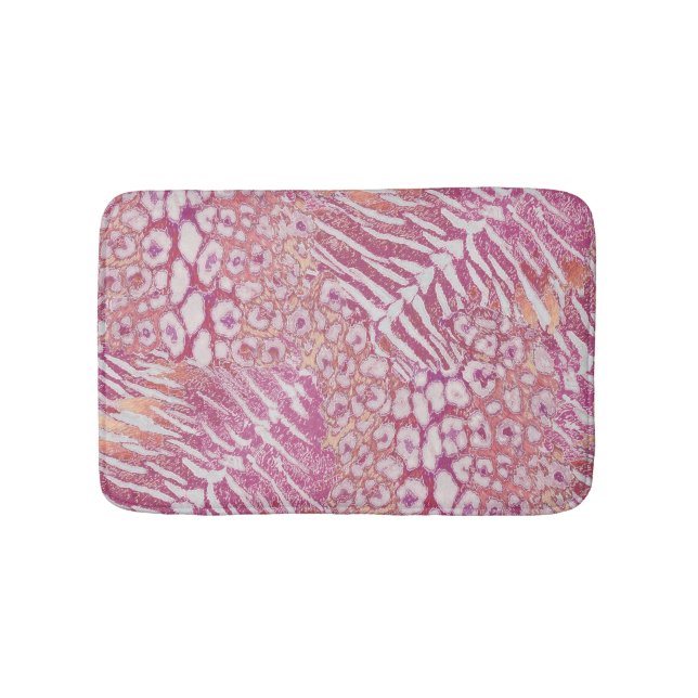 Leopardenledermode Badematte (Vorderseite)
