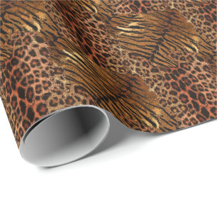 Leopardenledermode Geschenkpapier
