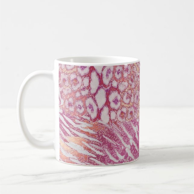 Leopardenledermode Kaffeetasse (Links)
