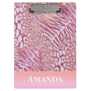 Leopardenledermode Klemmbrett