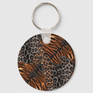 Leopardenledermode Schlüsselanhänger