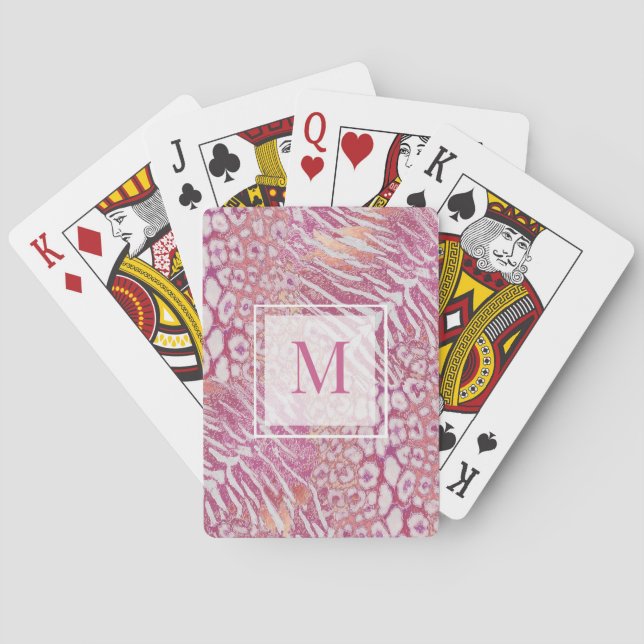 Leopardenledermode Spielkarten (Rückseite)