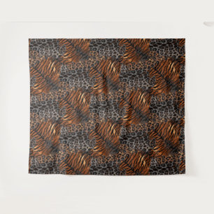 Leopardenledermode Wandteppich