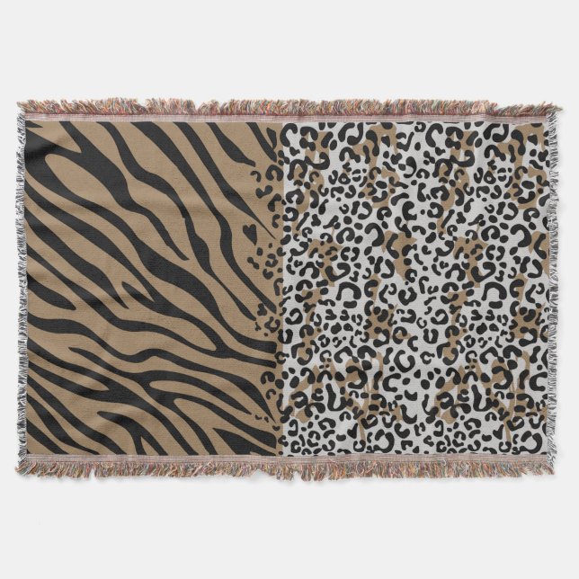 Leopardenmuster Decke (Vorderseite)
