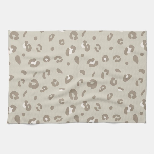 Leopardenmuster Geschirrtuch (Horizontal)
