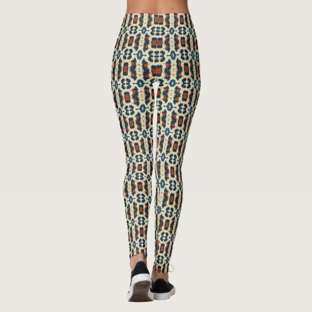 Leopardenmuster Leggings (Rückseite)