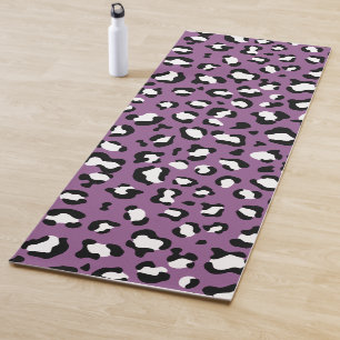 Leopardenmuster, Leoparden, Lila Leopard Yogamatte